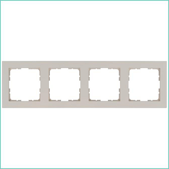 Рамка 4-м G-Classic тауп Jasmart G1004T