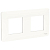 Рамка 2-м UNICA STUDIO бел. SchE NU200418