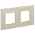 Рамка 2-м SKANDY SK-F22B стекло беж. IEK SK-M22-G-K10