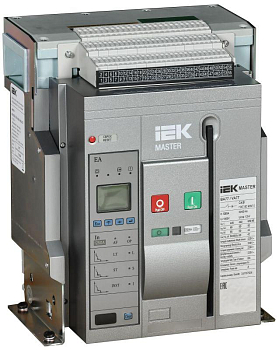 Выключатель автоматический воздушный 3п AC ВА77 F3P A 65кА 1250А EA стац. с компл. аксессур. MASTER IEK MI-ACB10-3FA-065-1250-ACF