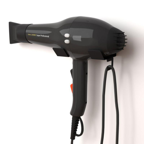 Держатель для хранения фена с креплением для сетевого кабеля черн. Rexant 38-0705