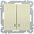 Выключатель 2-кл. СП Bolero ВС10-2-1-Б 10А IP20 с индикацией механизм крем. IEK EVB21-K33-10
