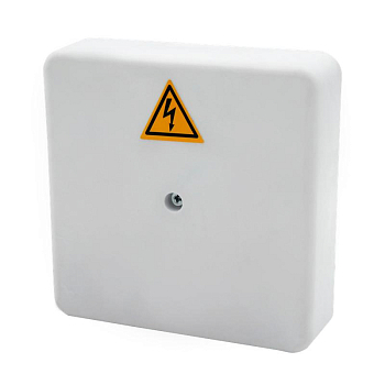 Коробка распределительная огнестойкая 100х100х44мм IP41 КРОПС-П2 FRJB-KM-P2-10-04-КРОПС-G-IP41 КРОПС-П2 для кабелей до 10кв.мм 4 клемм КМ KR0138