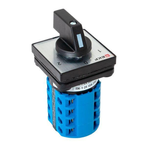 Переключатель кулачковый ПК-1-24 4п 10А "1-0-2" IP65 EKF pk-1-24-10-65