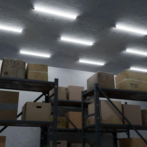 Светильник светодиодный Ultracompact 18Вт 6500К IP65 1800лм 1035х39х31.5мм линейный матов. с БАП 90мин GAUSS 143424318A