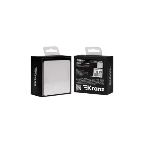 Выключатель проходной (переключатель) 1-кл. СП ROUND MIELE 10А перламутр Kranz KR-78-0708-1