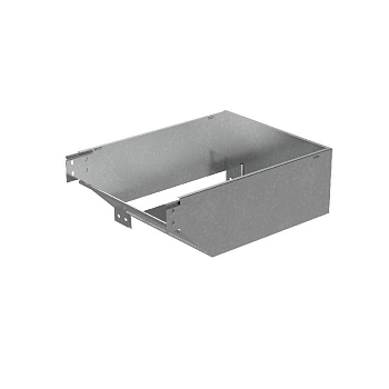 Угол для лотка вертикальный внешний L 80х400мм с разворотом трассы на 90град. "ПЛЮС" HD85 КМ PL18504