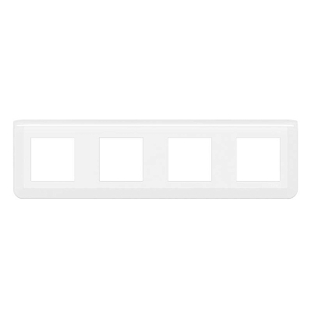Рамка 4х2мод. Mosaic бел. Leg 078808L