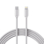 Кабель Lightning - Type-C 3А 1м ПВХ бел. Rexant 18-1129