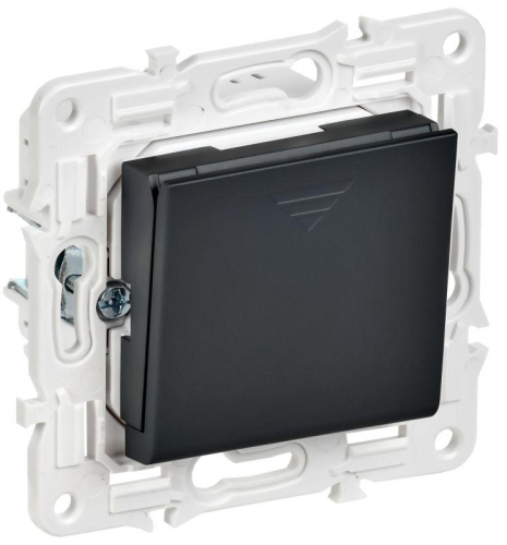 Выключатель карточный SKANDY 30А SK-V15Bl черн. IEK SK-V11-0-10-K02