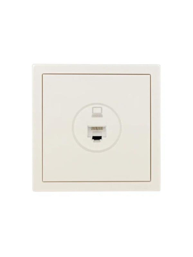 Розетка компьютерная 1-мест. СП ZIMA IP20 слон. кость LEZARD 704-9088-139