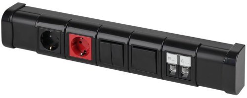 Кабель-канал 74х55 L2000 Арктика черн. Ruvinil РКК-74х55-Ч