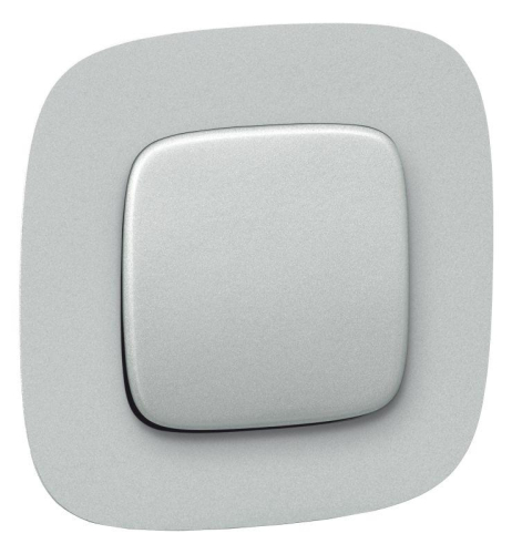 Панель лицевая Valena Allure для 1-кл. выкл. алюм. Leg 755007