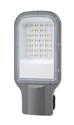 Светильник светодиодный ДКУ TKE-DKU2 50-5K-PC 50Вт 5000К IP66 250х125х45 уличный линзованный TOKOV ELECTRIC TKE-DKU2 50-5K-PC
