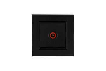 Розетка телевизионная Karea черна. Makel 56054007