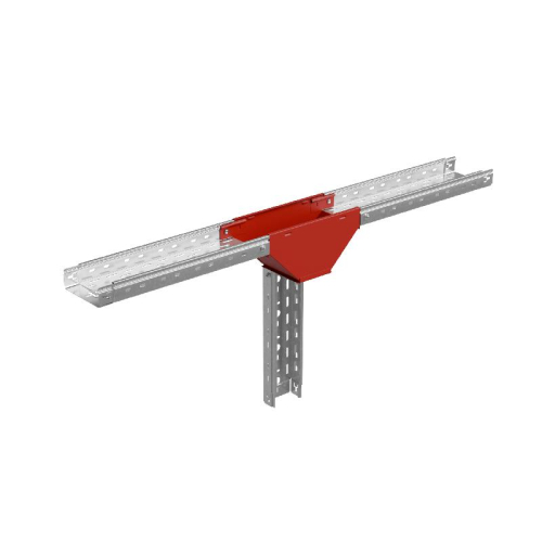 Переходник для ответвителя Т-образ. 50х600-500мм вертикал. с разворотом трассы на 90град. "ПЛЮС" (нижняя часть меньше исходной) HD85 КМ PL18292