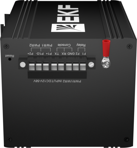 Коммутатор управляемый промышленный уровня L2 ML2-16GTP 16 портов 10/100/1000Base-T(X) RJ45 c PoE монтаж на DIN-рейку TSX EKF TSX-ML2-16GTP