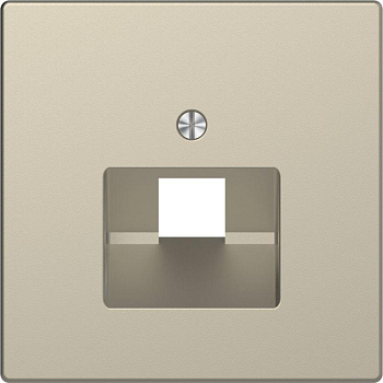 Накладка центральная Merten D-Life для розетки 1-м RJ45 SD сахара SchE MTN4521-6033