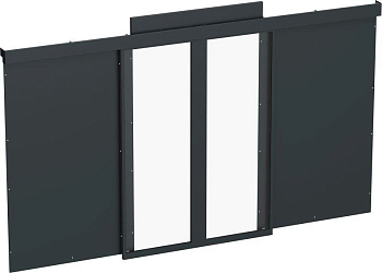 Дверь раздвижная 47U 1200 нож. черн. (уп.2шт) by ZPAS РФ ITK ZP-FD05-47U-1200-L-R