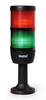 Колонна сигнальная 70мм 220В светодиод LED красн./зел. EMAS IK72L220XM01
