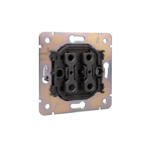 Выключатель 1-кл. СП ROUND MIELE 10А оникс Kranz KR-78-0705-3