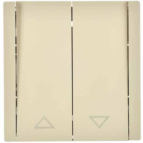 Выключатель жалюзи СП FORTE&PIANO 10А FP411 ваниль IEK FP-V15-0-10-1-K10