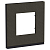Рамка 1-м UNICA PURE горизонт. камень/антрацит SchE NU600287