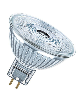 Лампа светодиодная LED Star 2.6Вт MR16 прозрачная 4000К нейтр. бел. GU5.3 230лм 12В угол пучка 36град. (замена 20Вт) OSRAM 4058075431850
