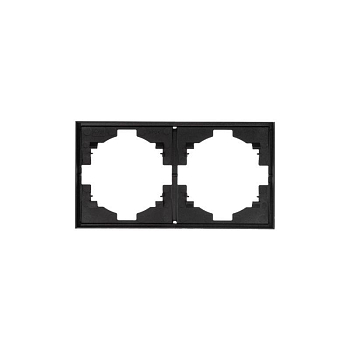 Рамка 2-м STRONG MIELE антрацит Kranz KR-78-0752-5