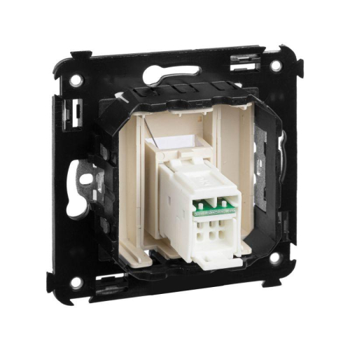 Розетка компьютерная 1-м СП Avanti "Ванильная дымка" RJ45 кат.6 DKC 4405293