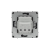 Розетка силовая KANT 2P+E защ. шторки черн. уголь DKC 7012003