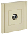 Розетка TV проходная FORTE&PIANO FP429 ваниль IEK FP-A10-P-K10
