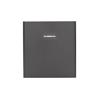 Переключатель перекрестный 1-кл. СП STRONG 10А с подсветкой графит Kranz KR-78-0718-6