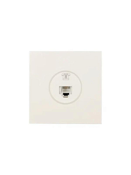 Розетка телефонная евр СП ZIMA IP20 слон. кость LEZARD 704-9088-137
