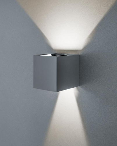 Светильник светодиодный 80 587 NOF-D-W-010-02 6Вт 3000К IP54 600лм для наружной подсветки куб сер. Navigator 80587