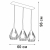 Люстра 3хE27 макс. 60Вт Vitaluce V4383-1/3S Люстра 3хE27 макс. 60Вт Vitaluce V4383-1/3S
