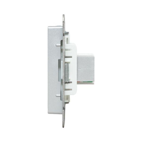 Розетка СП Эпика HDMI + RJ45 кат.5 механизм алюм. EKF UP1-SOA-HDMI+RJ45