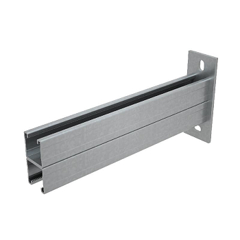 Консоль-страт двойная усиленная 41х41 L450 сталь 2.5мм HD85 КМ LO54285