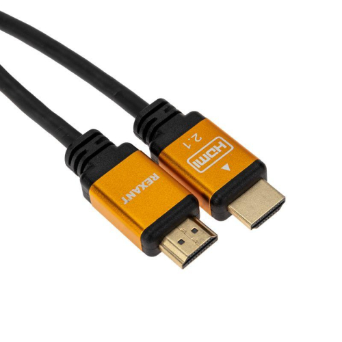 Кабель HDMI - HDMI 2.1 2м Gold Rexant 17-6004