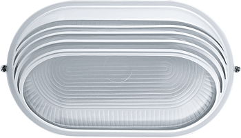 Светильник ЛОН 94 818 NBL-O3-100-E27/WH 1х100Вт E27 IP54 (аналог НПБ 1207 бел. овал ресн. 100Вт) Navigator 94818