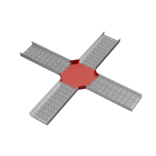 Разветвитель для лотка Х-образ. 100х400мм "ПЛЮС" HD85 КМ PL18580