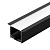 Профиль SL-LINIA49M-F-2000 BLACK L2000 алюм. Arlight 036513