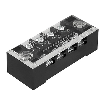 Блок зажимов клеммный БЗН ТВ-1504 1.5кв.мм 15А 4 пары Rexant 11-2150