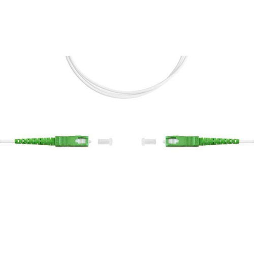 Патч-корд SC/APC-SC/APC simplex 15м 3мм LSZH G.657.A1 SUPRLAN 09-05077
