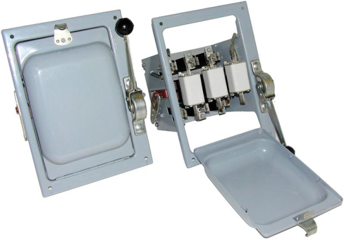 Блок с предохранителем-выключателем БПВ-1У3 100А стальные держатели без ПН2 Электротехник ET515086