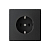 Розетка ArtGallery 16А с заземл. быстрозажим. клем. механизм карбон SE GAL001043S