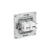 Розетка компьютерная 2-м KANT RJ45 кат.5E без шторки бел. песок DKC 7010664
