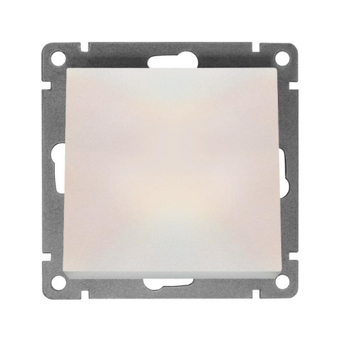 Выключатель 1-кл. СП Афина 10А IP20 механизм жемчуж. Universal A0021-OBr