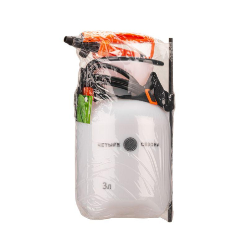 Опрыскиватель садовый помповый для растений и цветов 3л ЧЕТЫРЕ СЕЗОНА 62-0247