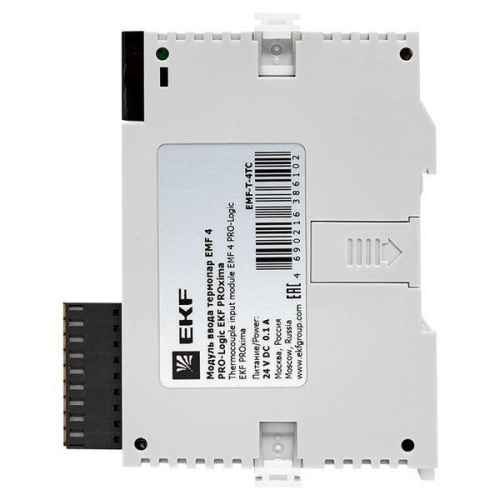 Модуль ввода термопар EMF 4 PRO-Logic (с поверкой) EKF EMF-T-4TC-V